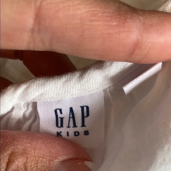 GAP Kids White Tank Top with Spaghetti Straps - Picture 7 of 8